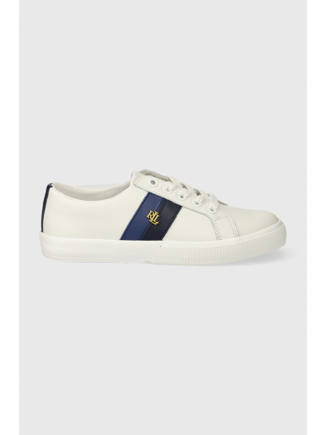 Kožené tenisky Lauren Ralph Lauren Janson II bílá barva 80292500000000000